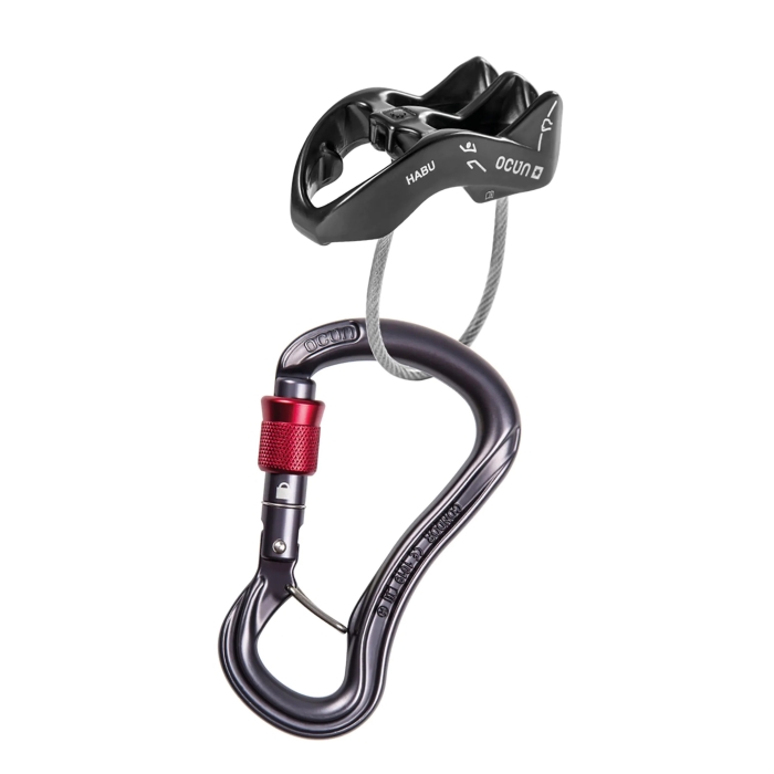 Zestaw asekuracyjny Ocun CONDOR SG + HABU - anthracite